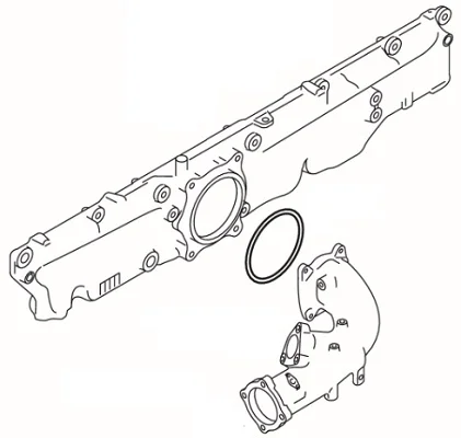 Těsnění, pouzdro kolena sacího potrubí